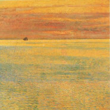 Childe Hassam Sunset at Sea